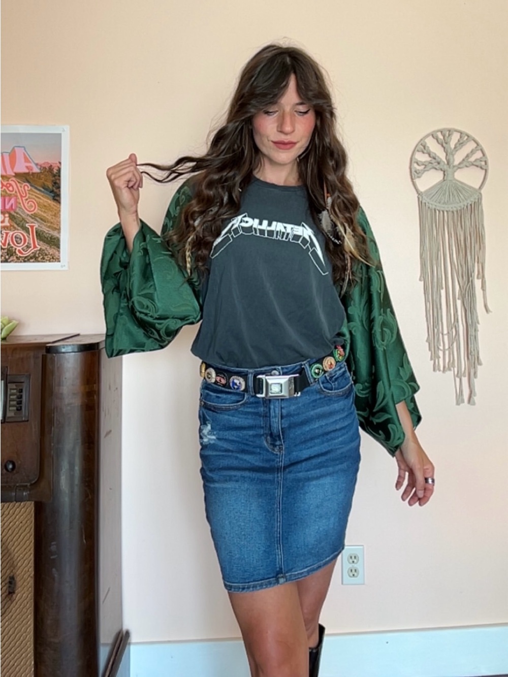 Upcycled Metallica Top